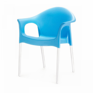 Forma plastikowa na krzesła z nogami z metalowej rury
